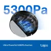 TP-Link Tapo RV20 Max Plus robotas dulkių siurblys ir šluostė su automatinio ištuštinimo doku, LiDAR navigacija, 4200 Pa siurbimo galia, 2600 mAh baterija, Wi-Fi, Alexa ir Google Assistant