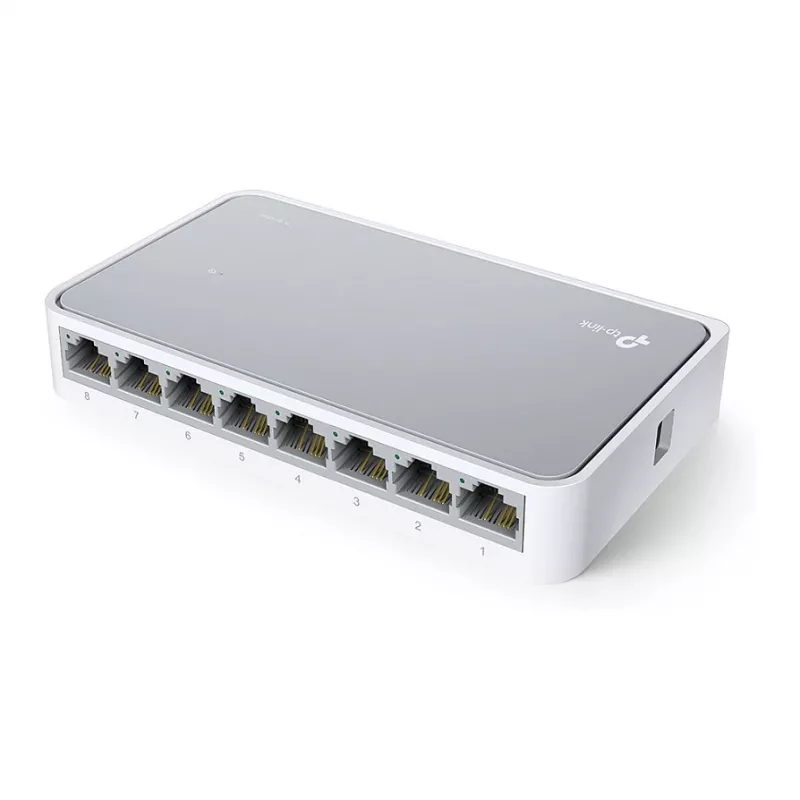 TP-Link TL-SF1008D V12.4 8 prievadų 10/100Mbps Fast Ethernet stalinis komutatorius