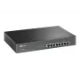 TP-Link TL-SG1008MP Nevaldomas Gigabit Ethernet PoE+ jungiklis (8 prievadai, 126W biudžetas, juoda spalva)