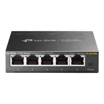 TP-LINK TL-SG105E(UN) valdomas L2 Gigabit Ethernet jungiklis, 5 prievadai, 10/100/1000 Mbps