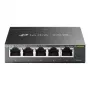 TP-LINK TL-SG105E(UN) valdomas L2 Gigabit Ethernet jungiklis, 5 prievadai, 10/100/1000 Mbps