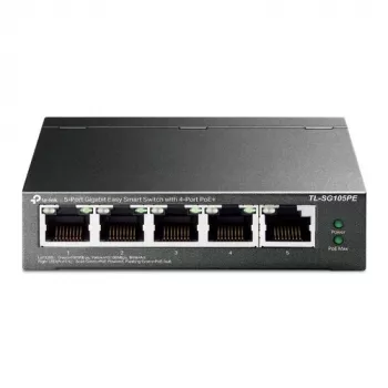 TP-Link TL-SG105PE Easy Smart Gigabit Switch su 4 PoE+ prievadais