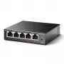 TP-Link TL-SG105S 5 prievadų gigabitinis stalinis komutatorius, metalinis korpusas, v5.0