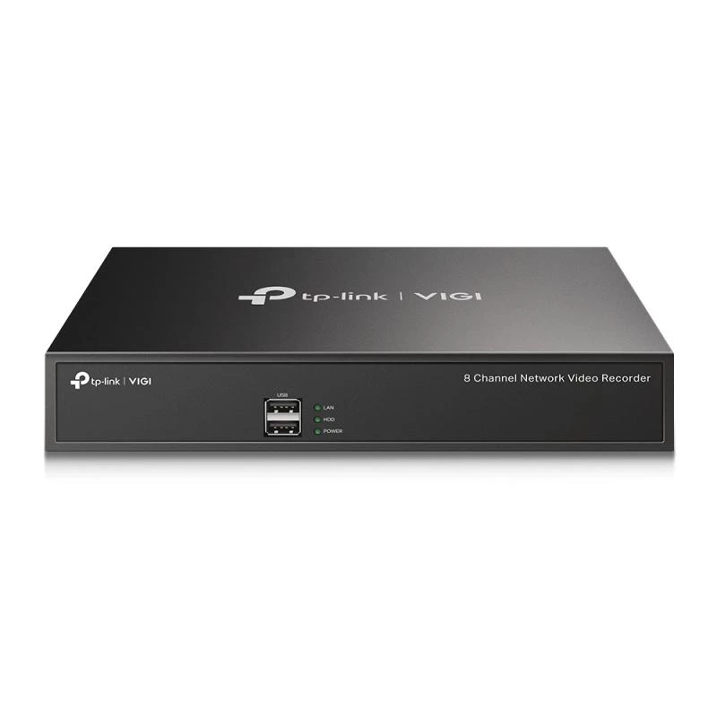 TP-Link VIGI NVR1008H 8 kanalų tinklo vaizdo registratorius, 5MP, H.265+, 1 SATA iki 10TB, HDMI/VGA, 12V DC