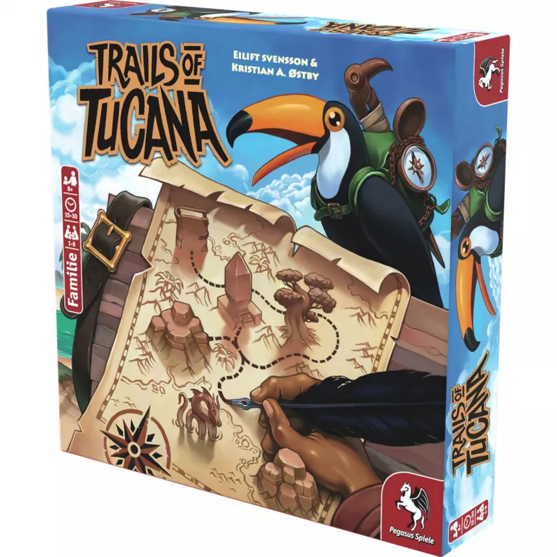 Trails of Tucana - Flip & Write stalo žaidimas