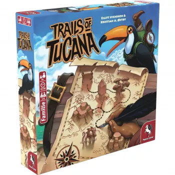Trails of Tucana - Flip & Write stalo žaidimas