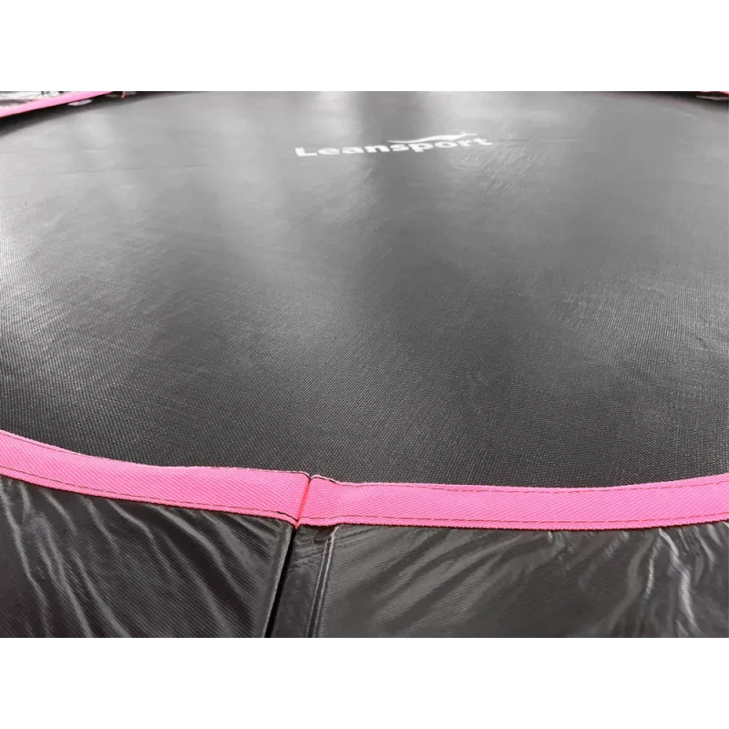 Trampolinas LEAN Sport Max 12ft Black-Pink