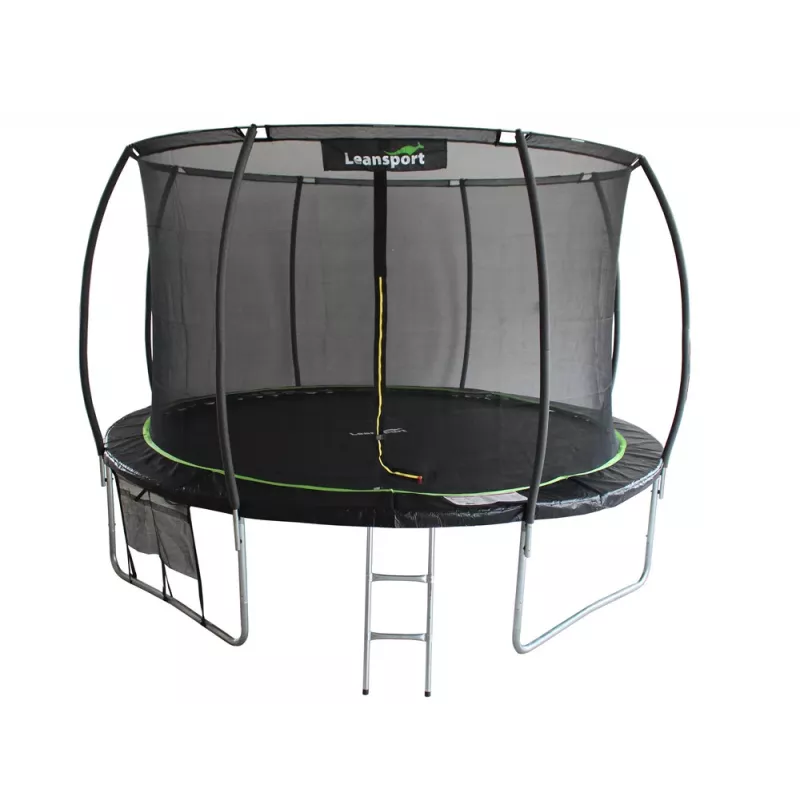 Trampolina LEAN Sport Max 14ft Black-Green