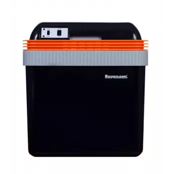 Kelioninis šaldytuvas Ravanson CS-24S (24L, juodas, termoelektrinis aušintuvas ir šildytuvas)
