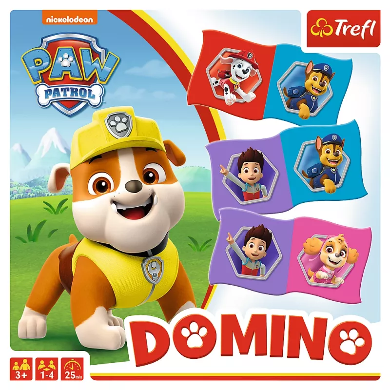 TREFL GRY Domino Paw Patrol – Lavinamasis žaidimas vaikams
