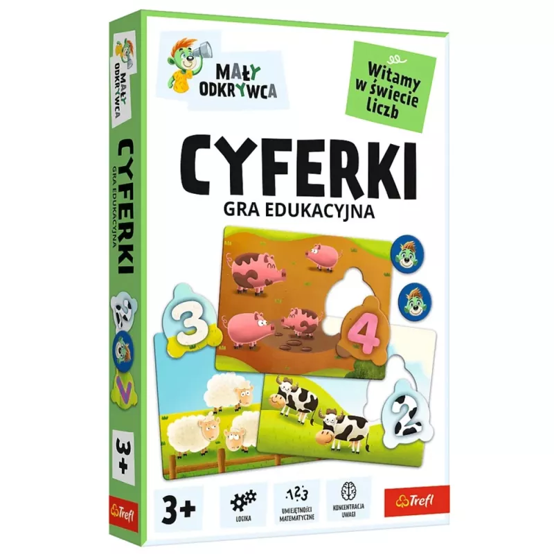TREFL GRY GAME - Little Explorer Numbers Trefl 02810