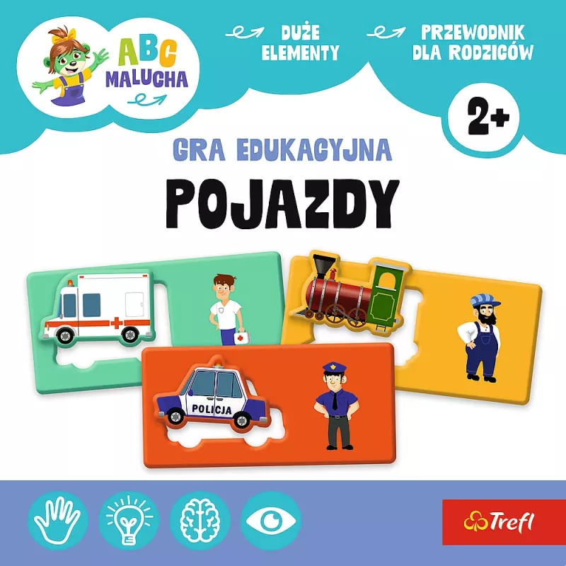TREFL GRY GAME - Vehicles - Toddler ABC - Trefl 02907