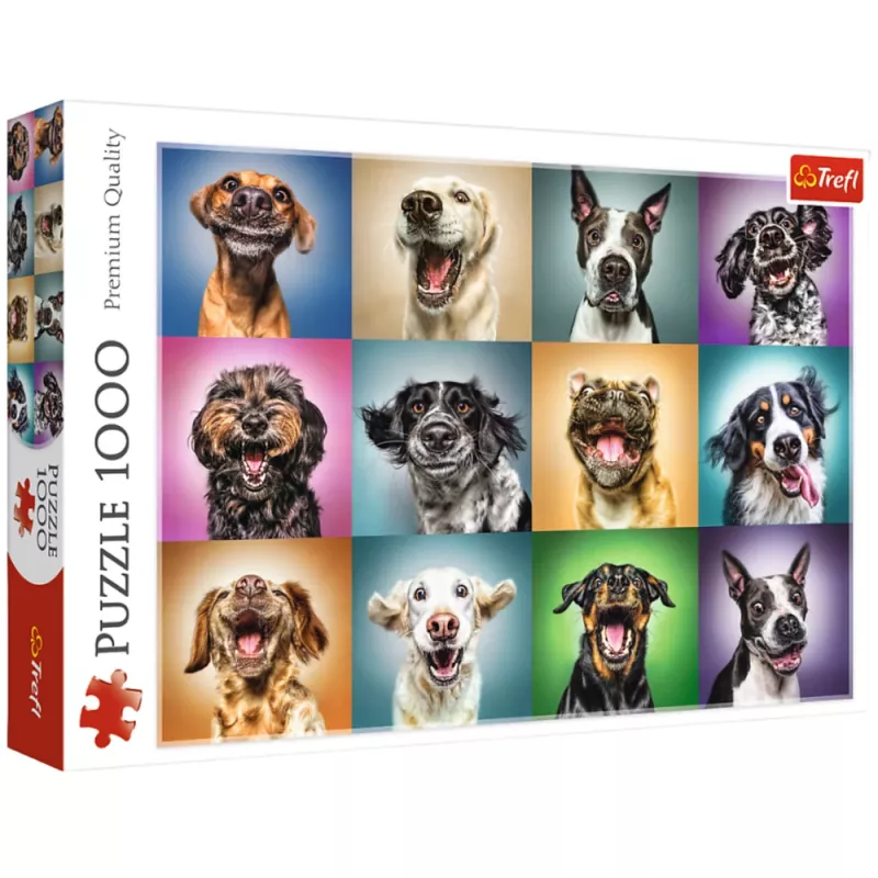 TREFL Puzzle – 1000 – Funny Dog Portraits – Trefl 10462