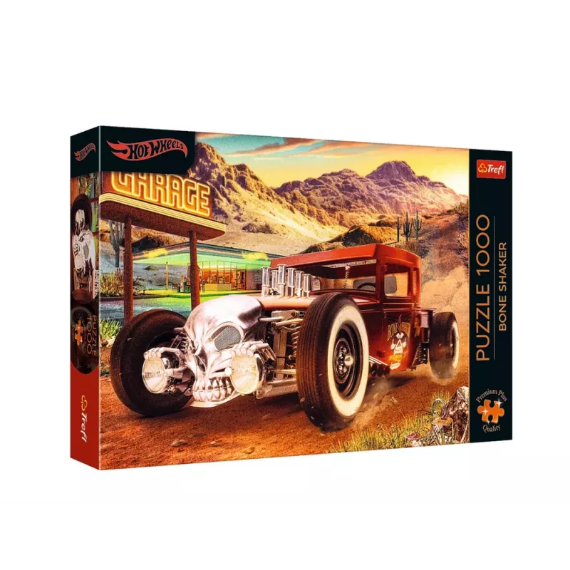 TREFL Dėlionė 1000 Premium Plus – Hot Wheels: Bone Shaker