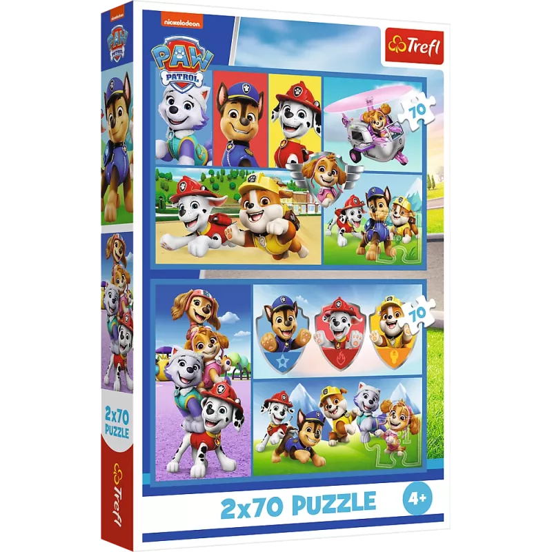 TREFL Puzzle 2x70 - Paw Patrol Rules