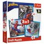 TREFL PUZZLE 3-in-1 Puzzle - Spider Friends - Disney Marvel Spiderman Trefl 34874