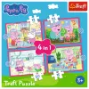 TREFL PUZZLE 4-in-1 Dėlionė (12, 15, 20, 24) – Peppa Loves Adventures – Trefl 34672