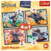 TREFL PUZZLE 4-in-1 Puzzle – Havajų atostogos – Disney Stitch Trefl 34666