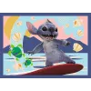 TREFL PUZZLE 4-in-1 Puzzle – Havajų atostogos – Disney Stitch Trefl 34666