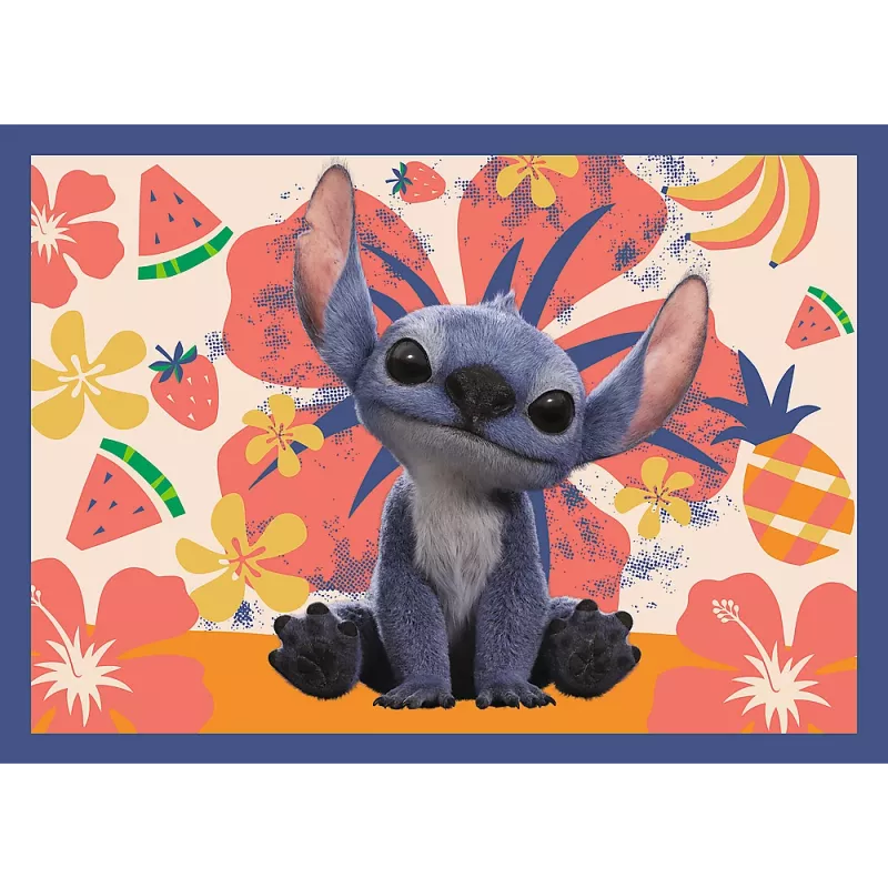 TREFL PUZZLE 4-in-1 Puzzle – Havajų atostogos – Disney Stitch Trefl 34666