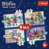 TREFL PUZZLE 4-in-1 Puzzle – Pas Treflikus sninga – Trefl 34657