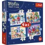 TREFL PUZZLE 4-in-1 Puzzle – Pas Treflikus sninga – Trefl 34657