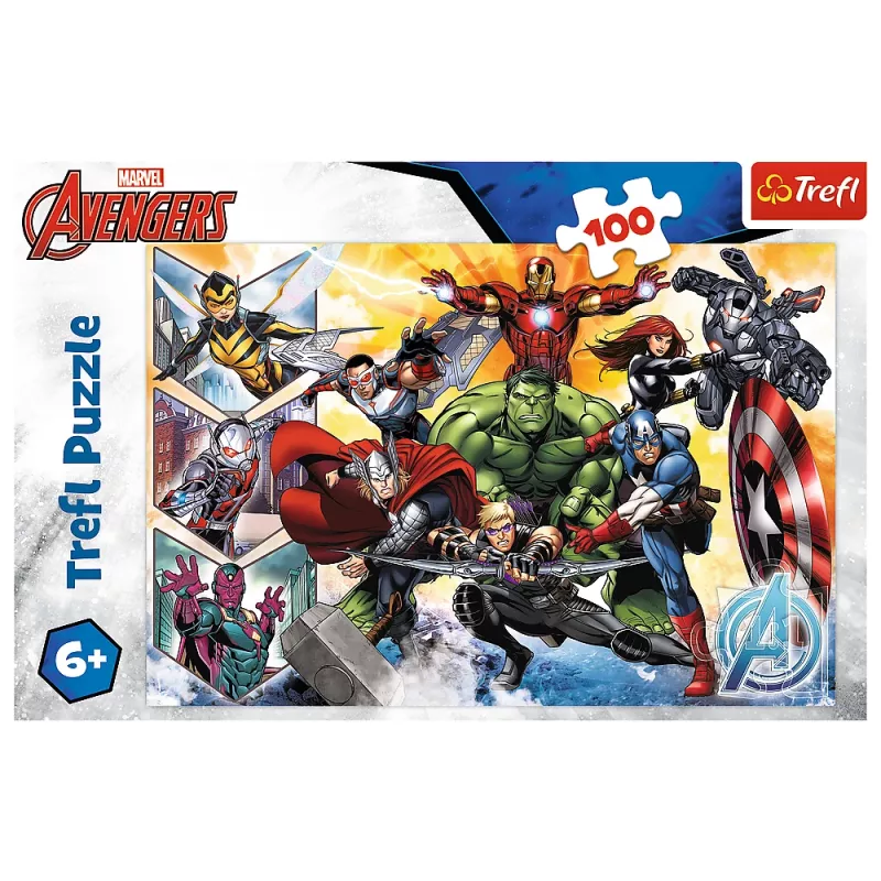 TREFL PUZZLE Dėlionė - 100 - Avengers Power Trefl 16431