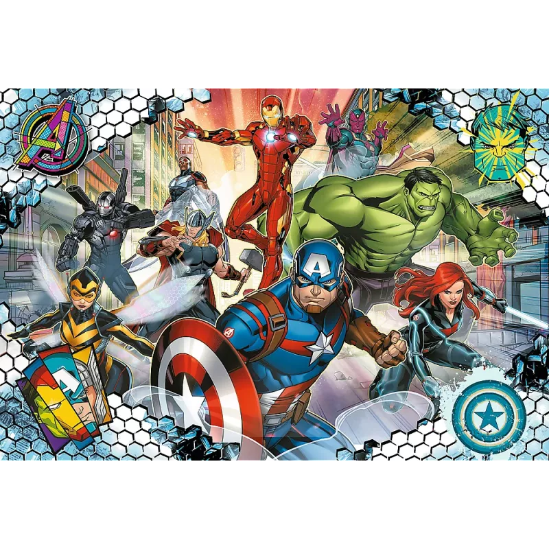 TREFL PUZZLE Dėlionė - 100 - Sławni Avengers - Disney Marvel The Avengers 16454