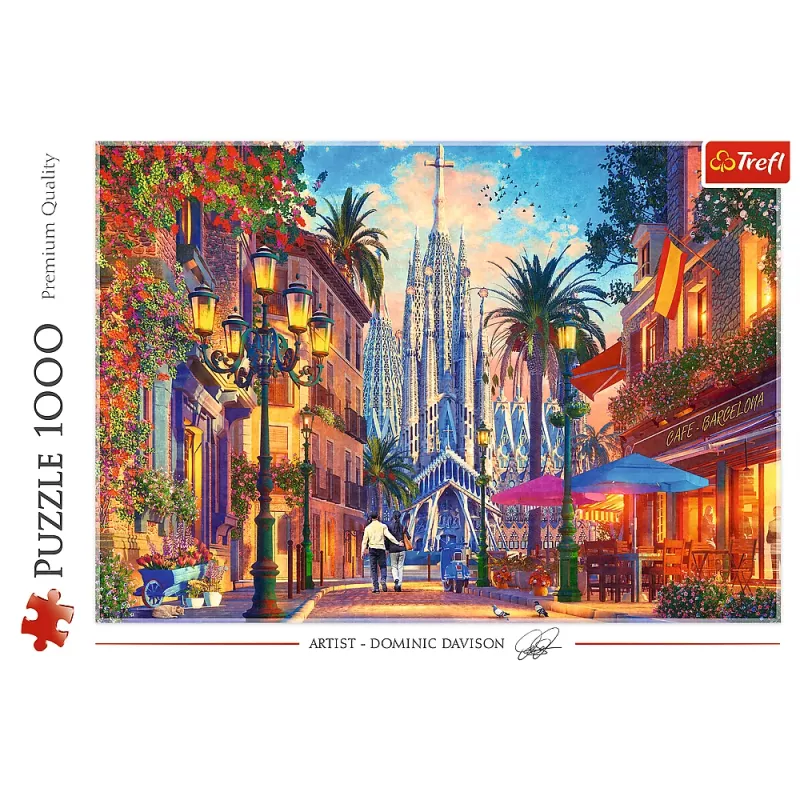 TREFL PUZZLE Dėlionė - 1000 - Barselona, Ispanija 10793