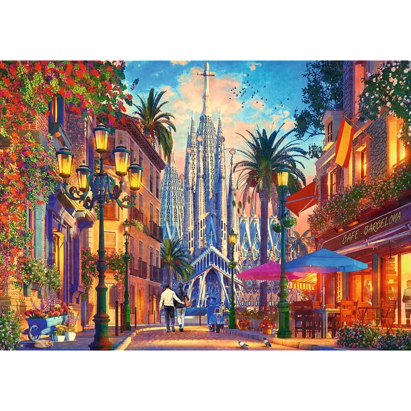 TREFL PUZZLE Dėlionė - 1000 - Barselona, Ispanija 10793