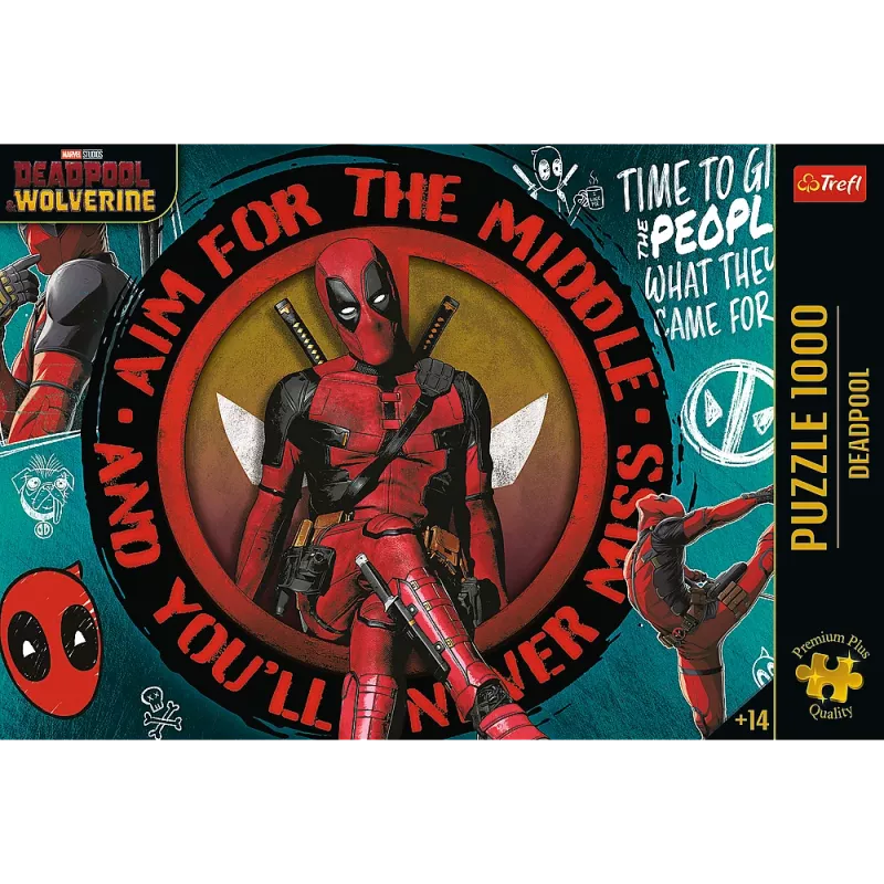 TREFL PUZZLE Dėlionė - 1000 Premium Plus - Deadpool Trefl - 10835