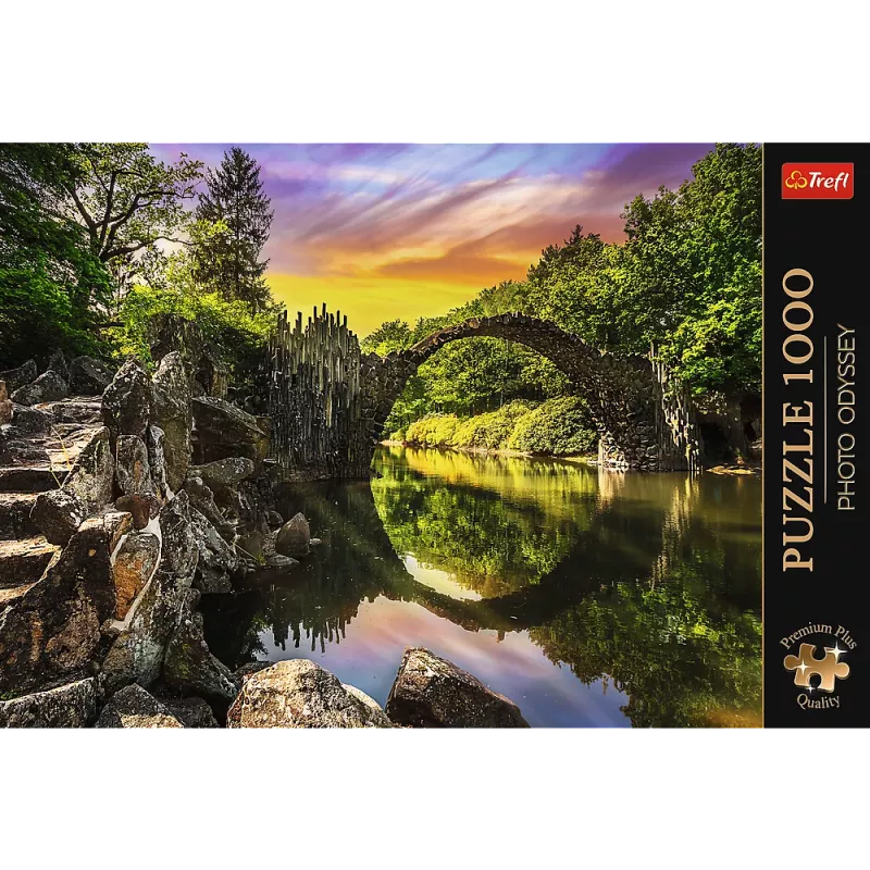 TREFL PUZZLE Dėlionė – 1000 Premium Plus Rakotzbrücke Kromlau, Vokietija Trefl 10811