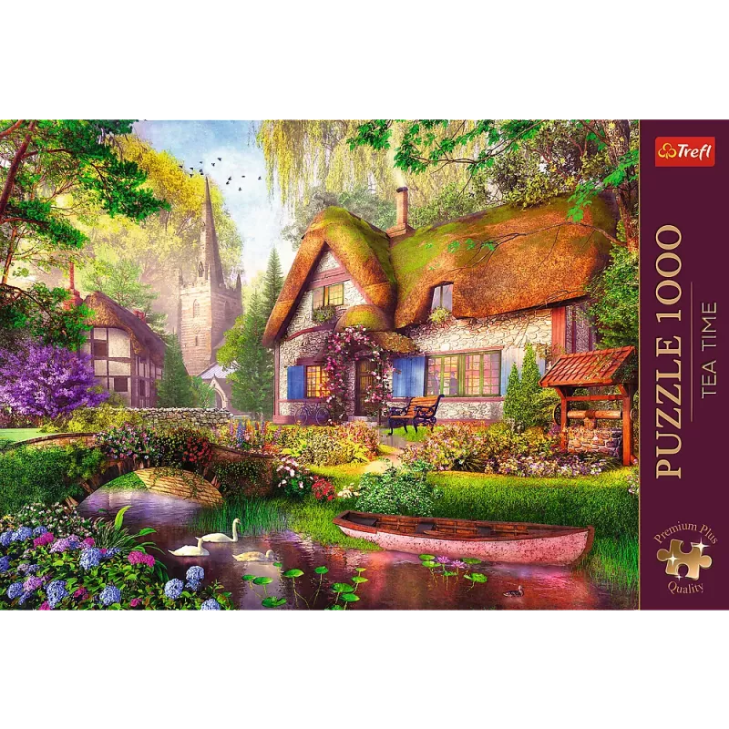 TREFL PUZZLE Dėlionė - 1000 Premium Plus - Tea Time: Namelis miške Trefl 10804