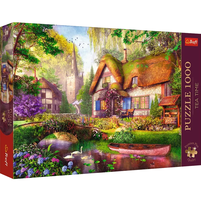 TREFL PUZZLE Dėlionė - 1000 Premium Plus - Tea Time: Namelis miške Trefl 10804