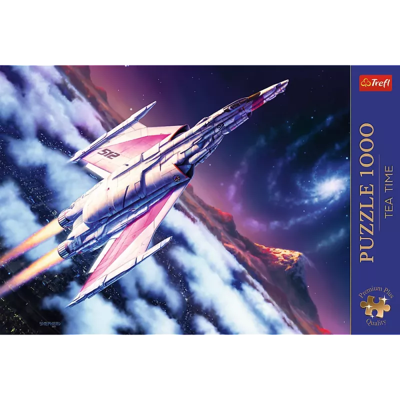 TREFL PUZZLE Dėlionė - 1000 Premium Plus - Tea Time: Space Flight Trefl 12075