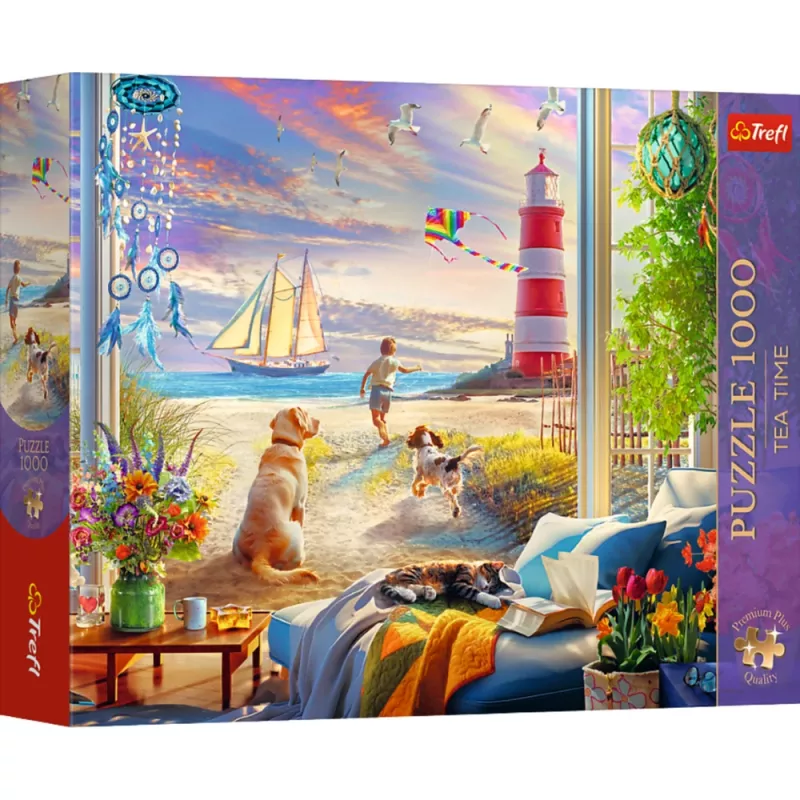 TREFL PUZZLE Dėlionė - 1000 - Tea Time: Summer Breeze - Trefl 12115