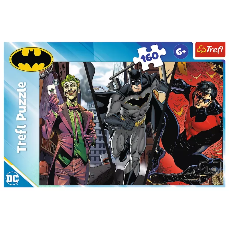 TREFL PUZZLE Dėlionė - 160 - Batman pasiruošęs veiksmui - Warner Batman 15425