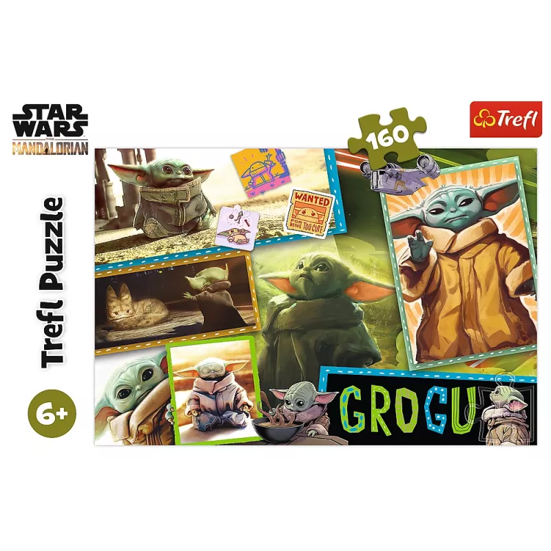 TREFL PUZZLE Dėlionė - 160 - Grogu Star Wars Trefl 15411