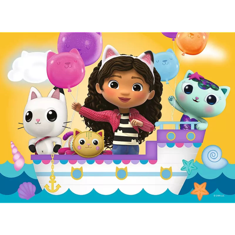 TREFL PUZZLE Dėlionė - 20 miniMaxi - Spalvinga diena su Gabby - Trefl 56041