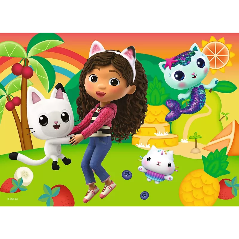 TREFL PUZZLE Dėlionė - 20 miniMaxi - Spalvinga diena su Gabby - Trefl 56041