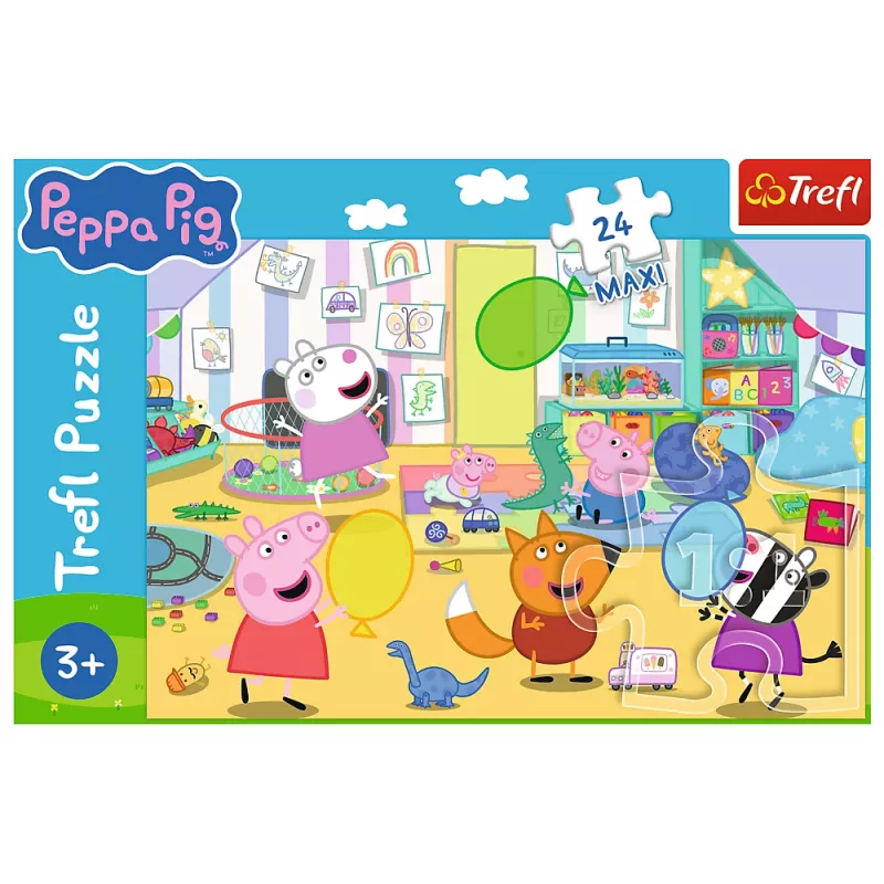 TREFL PUZZLE Dėlionė 24 Maxi – Gražioji Pepa – Peppa Pig Trefl 14367