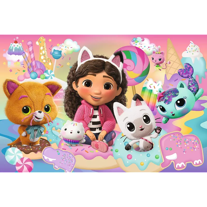 TREFL PUZZLE Dėlionė – 24 Maxi – Gabby's Cat World – Trefl 14381