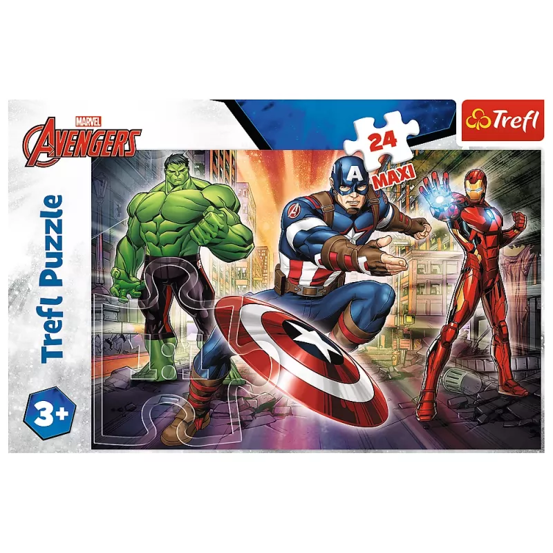 TREFL PUZZLE Dėlionė - 24 Maxi - Pasaulyje Keršytojų