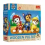 TREFL PUZZLE Dėlionė – 24 medinės detalės – Mielų šuniukų komanda – Trefl 20265