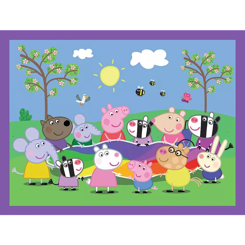 TREFL PUZZLE Dėlionė - 2in1 + Memo - Linksmos akimirkos su Peppa Pig Trefl 25885