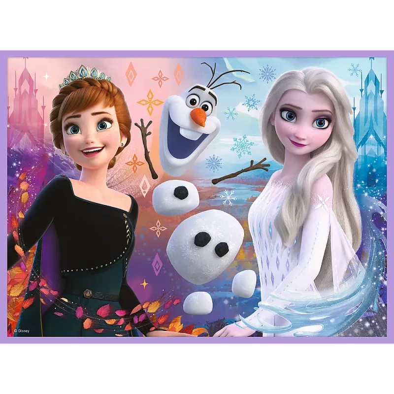 TREFL PUZZLE Dėlionė - 2in1 + Memos Princesės savo šalyje - Disney Frozen 2 93335