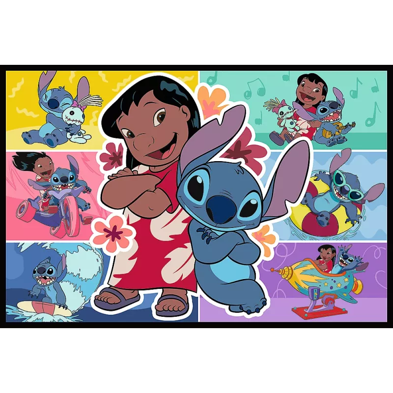 TREFL PUZZLE Dėlionė - 2x200 - Stitch's Merry Life - Disney Lilo and Stitch 13334