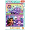 TREFL PUZZLE Dėlionė - 2x24 - Linksmybės su Gabi - Universali Gabi Lėlių Namelis Trefl 34433
