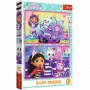 TREFL PUZZLE Dėlionė - 2x24 - Linksmybės su Gabi - Universali Gabi Lėlių Namelis Trefl 34433