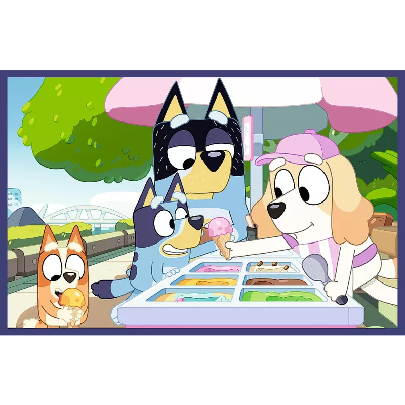 TREFL PUZZLE Dėlionė 2x24 Funny Bluey BBC Bluey Trefl 34446